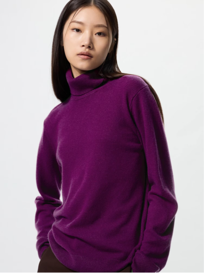 캐시미어 터틀넥 스웨터