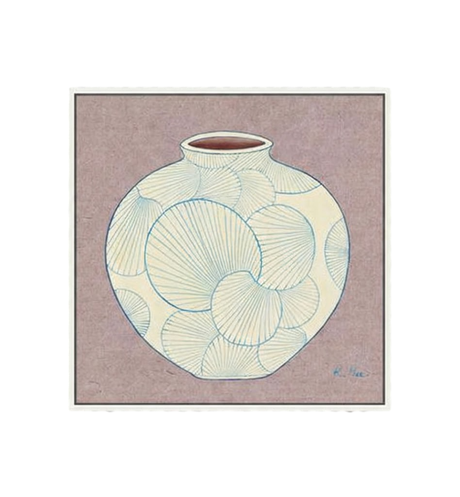 달항아리 Clam Line, 김경희 민화 50X50