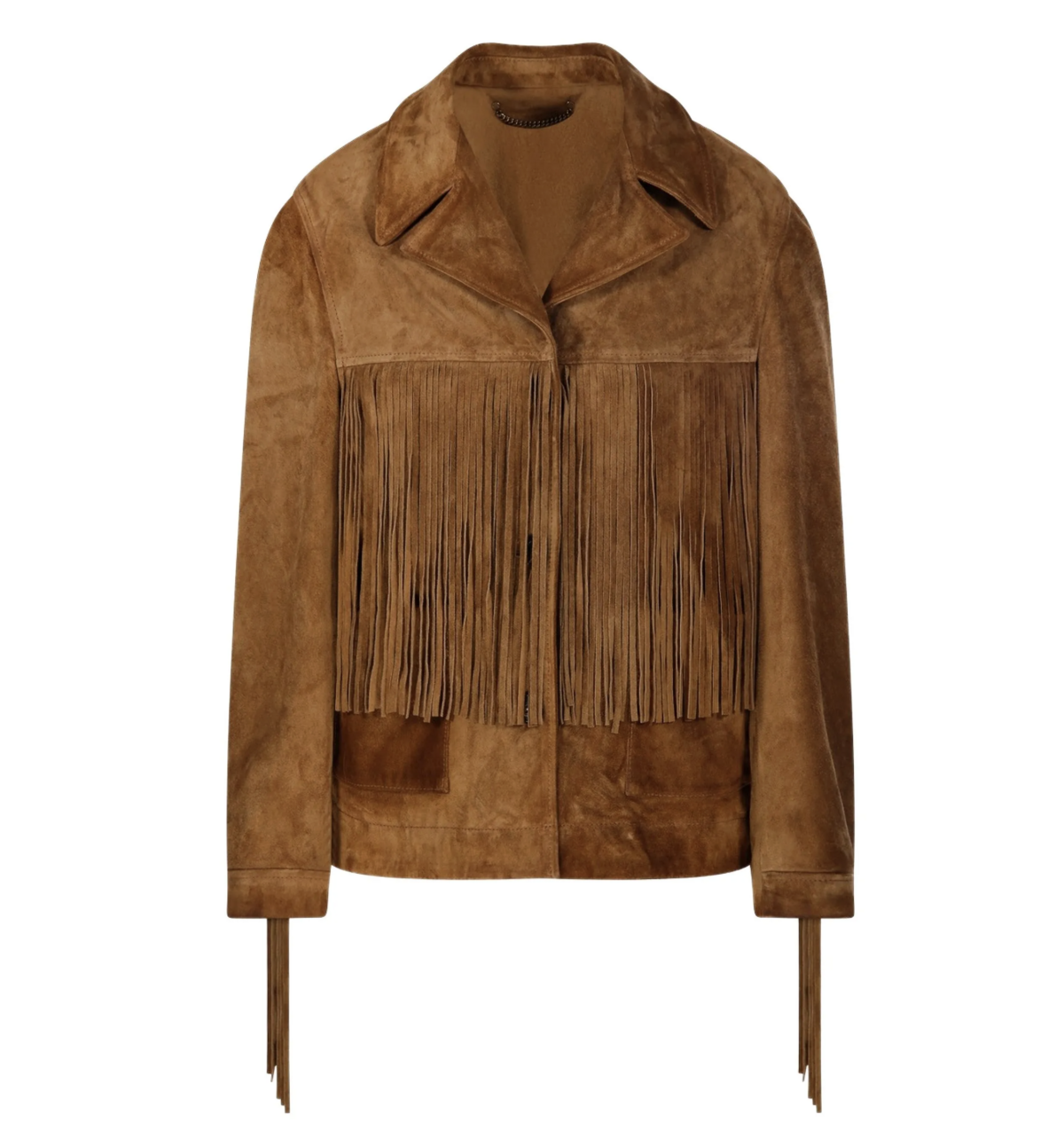 프린지 스웨이드 재킷